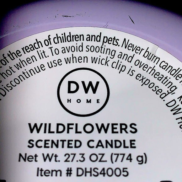 DW HOME CANDLE WILDFLOWERS HOMESTEAD RICHLY SCENTED NEW 2 WICK SOYWAX 27 oz - Picture 7 of 7